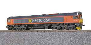 ESU 31284 - H0 Diesellok C66 Hectorrail, T66 713, Ep. VI - grau/orange, Vorbildzustand um 2018